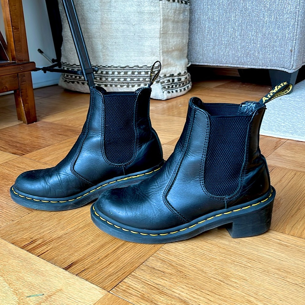 Dr Marten Rometty Heel Chelsea Boot Sz 8 women